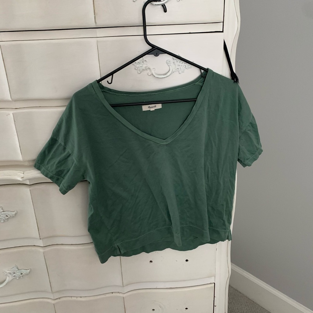 Madewell crop t shirt